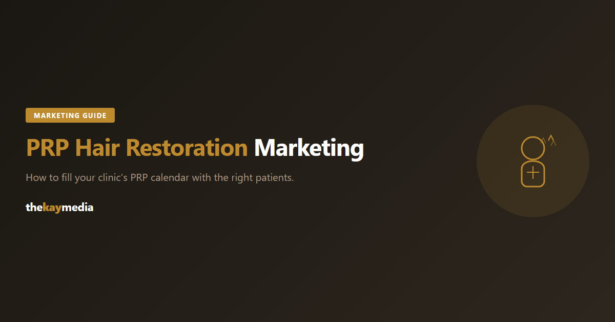 PRP Hair Restoration Marketing